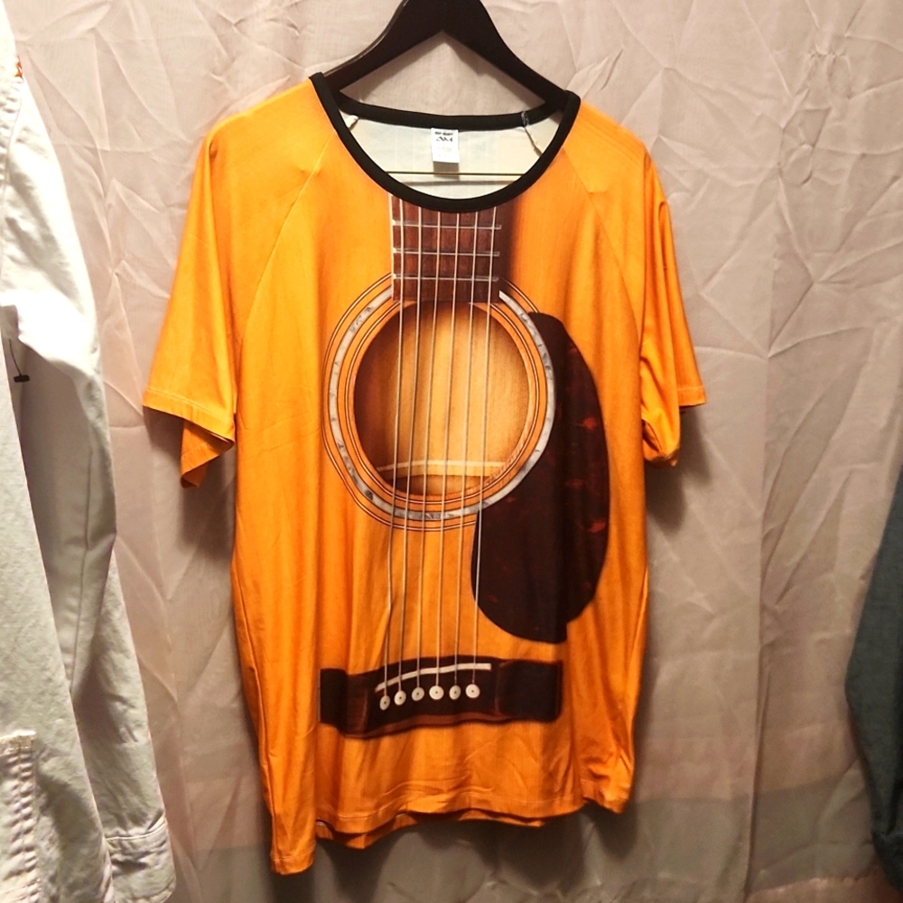 Brief Insanity guitar lounge top, Men's XL  sleep or lounge shirt